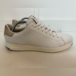 Cole Haan Grand pro Tennis Shoes Sneaker Leather C22584 White Mens 10.5 W